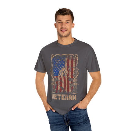 Veteran USA Flag T-shirt – Unisex Tee for Proud Patriots