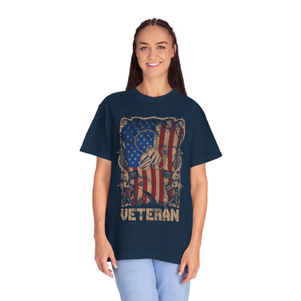 Veteran USA Flag T-shirt – Unisex Tee for Proud Patriots