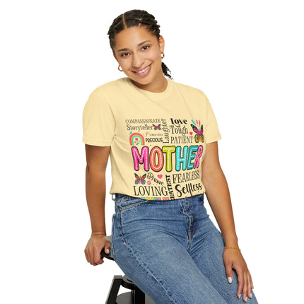 Retro Mother Mom T-Shirt – Compassionate & Fearless