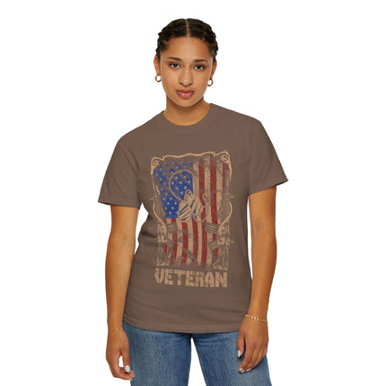 Veteran USA Flag T-shirt – Unisex Tee for Proud Patriots