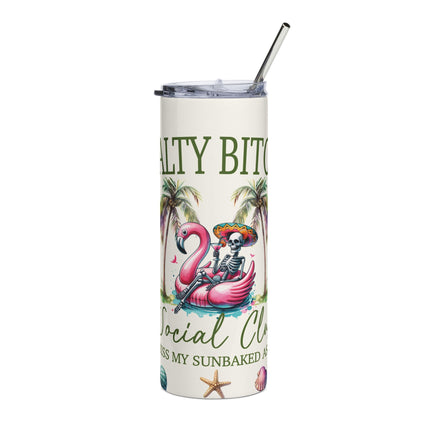 Salty Bitch Stainless Steel Tumbler | 20oz Tropical Summer Drinkware