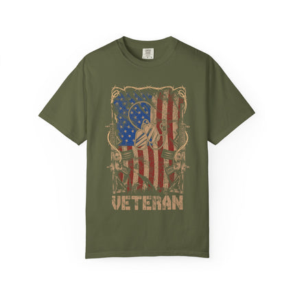 Veteran USA Flag T-shirt – Unisex Tee for Proud Patriots