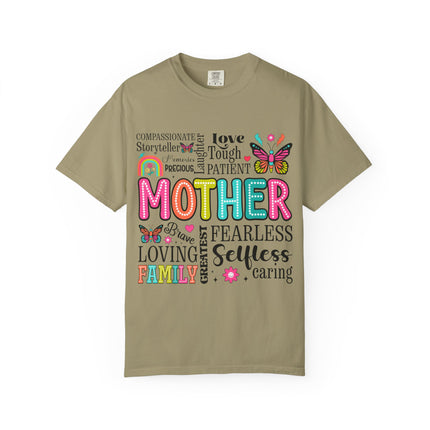 Retro Mother Mom T-Shirt – Compassionate & Fearless