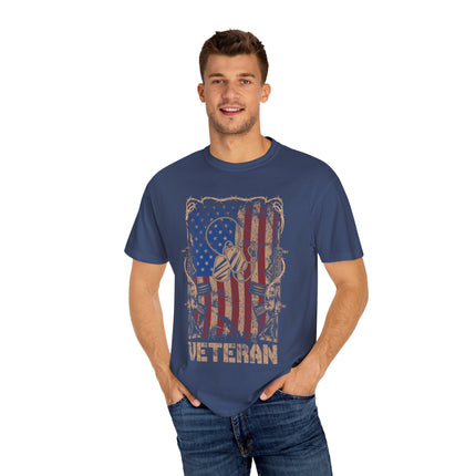 Veteran USA Flag T-shirt – Unisex Tee for Proud Patriots