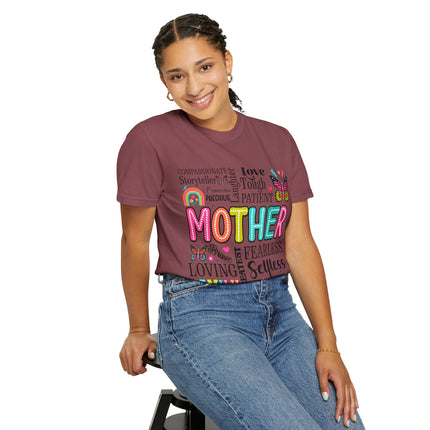 Retro Mother Mom T-Shirt – Compassionate & Fearless