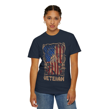 Veteran USA Flag T-shirt – Unisex Tee for Proud Patriots