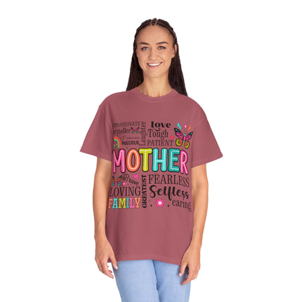 Retro Mother Mom T-Shirt – Compassionate & Fearless