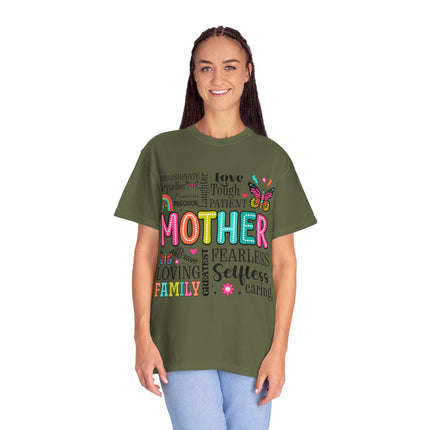 Retro Mother Mom T-Shirt – Compassionate & Fearless