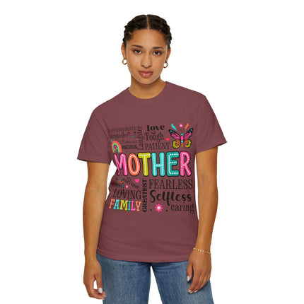 Retro Mother Mom T-Shirt – Compassionate & Fearless