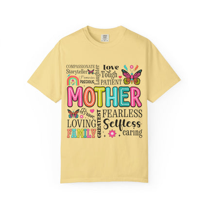 Retro Mother Mom T-Shirt – Compassionate & Fearless