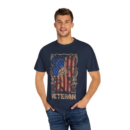 Veteran USA Flag T-shirt – Unisex Tee for Proud Patriots