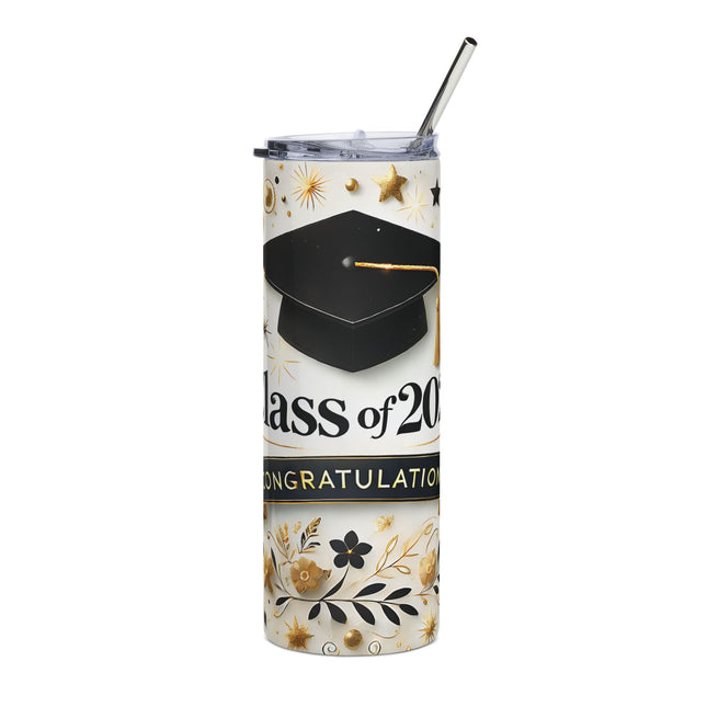 Graduation Stainless Steel Tumbler 20oz - Class of 2025