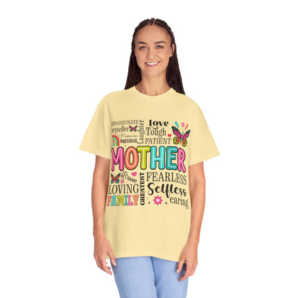Retro Mother Mom T-Shirt – Compassionate & Fearless