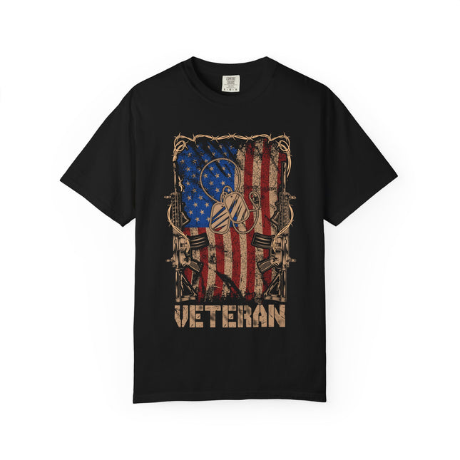Veteran USA Flag T-shirt – Unisex Tee for Proud Patriots