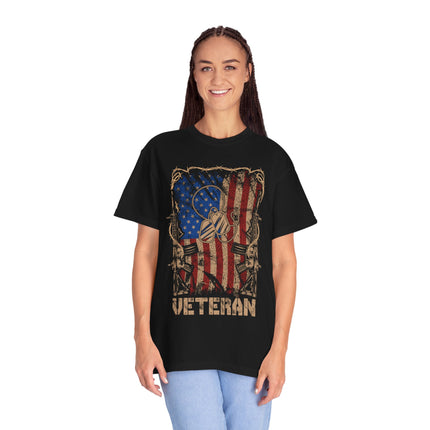 Veteran USA Flag T-shirt – Unisex Tee for Proud Patriots