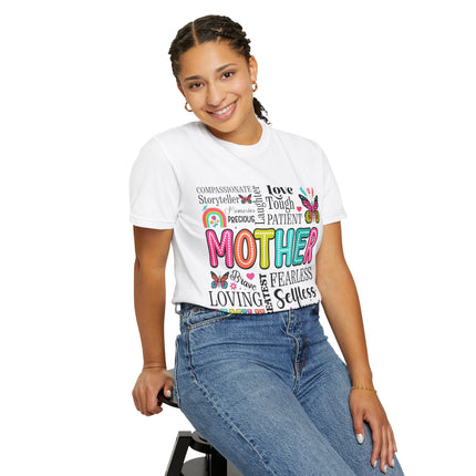 Retro Mother Mom T-Shirt – Compassionate & Fearless