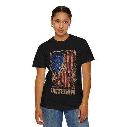 Veteran USA Flag T-shirt – Unisex Tee for Proud Patriots