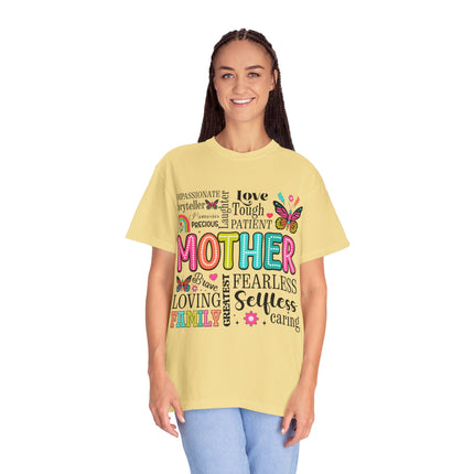 Retro Mother Mom T-Shirt – Compassionate & Fearless