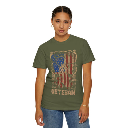 Veteran USA Flag T-shirt – Unisex Tee for Proud Patriots