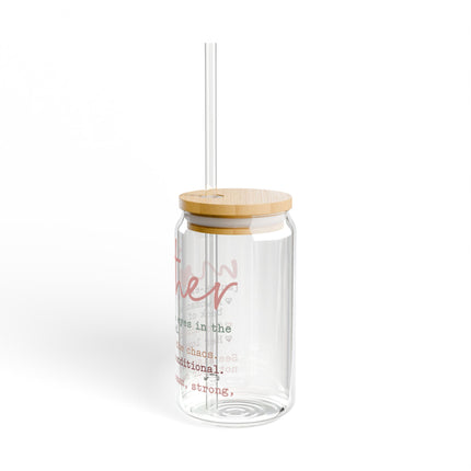 Mother Definition Sipper Glass - 16oz, Perfect Gift for Mother's Day & Celebrations
