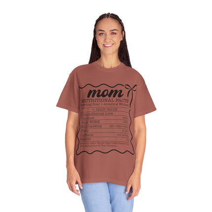 Mom Nutritional Facts T-Shirt - Perfect Gift for Mother's Day and Everyday Love