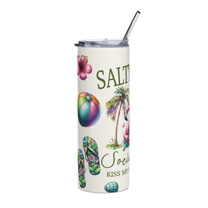 Salty Bitch Stainless Steel Tumbler | 20oz Tropical Summer Drinkware
