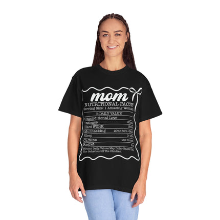 Mom Nutritional Facts T-Shirt - Perfect Gift for Mother's Day and Everyday Love