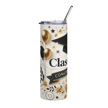 Graduation Stainless Steel Tumbler 20oz - Class of 2025