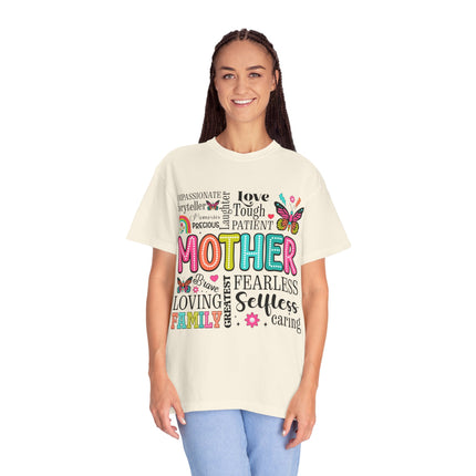 Retro Mother Mom T-Shirt – Compassionate & Fearless