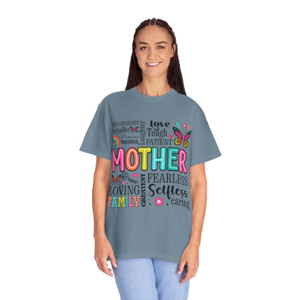 Retro Mother Mom T-Shirt – Compassionate & Fearless