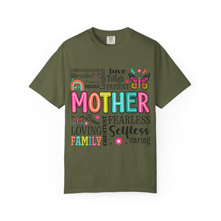 Retro Mother Mom T-Shirt – Compassionate & Fearless