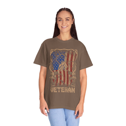 Veteran USA Flag T-shirt – Unisex Tee for Proud Patriots