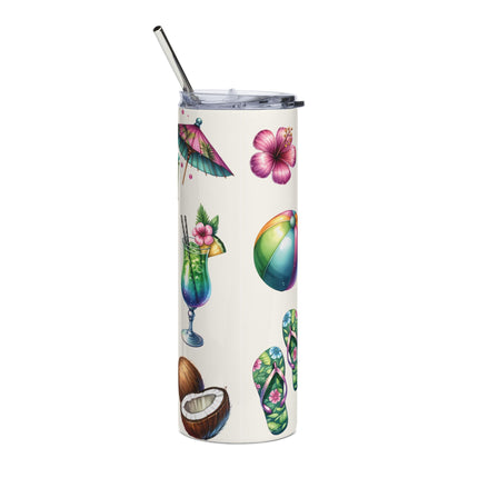 Salty Bitch Stainless Steel Tumbler | 20oz Tropical Summer Drinkware