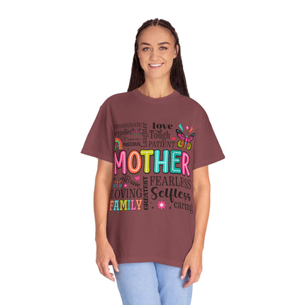 Retro Mother Mom T-Shirt – Compassionate & Fearless
