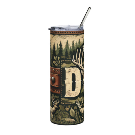 Best Dad Ever Stainless Steel Tumbler | 20oz Hunting & Outdoors Travel Mug