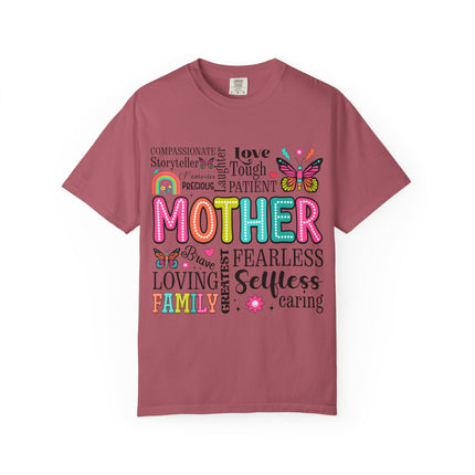 Retro Mother Mom T-Shirt – Compassionate & Fearless