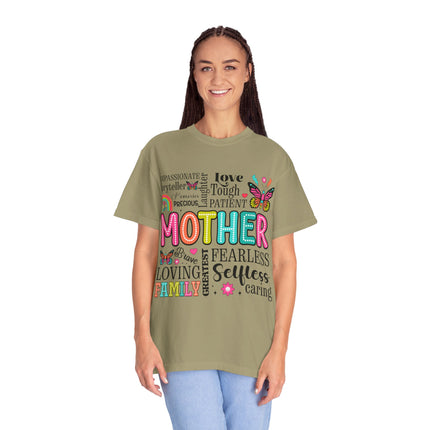 Retro Mother Mom T-Shirt – Compassionate & Fearless