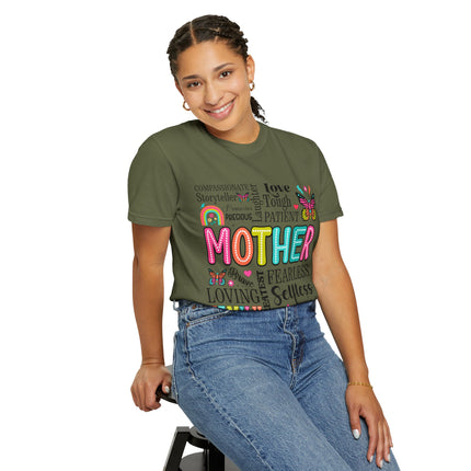 Retro Mother Mom T-Shirt – Compassionate & Fearless