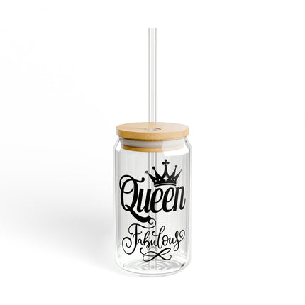 Queen Fabulous Sipper Glass, 16oz