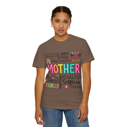 Retro Mother Mom T-Shirt – Compassionate & Fearless