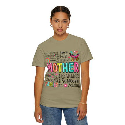 Retro Mother Mom T-Shirt – Compassionate & Fearless