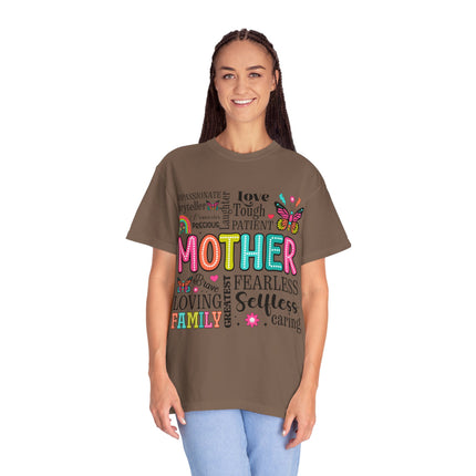 Retro Mother Mom T-Shirt – Compassionate & Fearless
