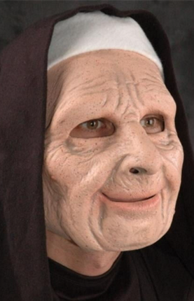 Vintage Zagone Studios Famous Nun For You Mask for Halloween and Theater inspired from the movie THE TOWN