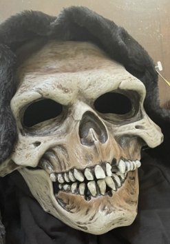 Vintage Zagone Studios Grim Reaper Mask for  Halloween, LARP, Theater and Renaissance Fairs