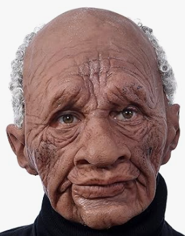 Vintage Zagone Studios Grand Pappa Mask  for Theater,  Cosplay, Halloween and Haunted Houses