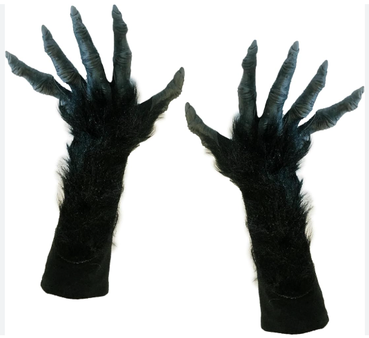 Vintage Zagone Studios Black Monster Hands for Halloween, Haunted House, Theater and LARP
